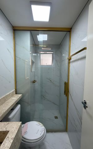 Apartamento para alugar com 45m², 2 quartos e sem vagaBanheiro Social
