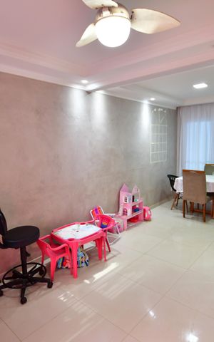 Casa de condomínio para alugar com 69m², 2 quartos e 1 vagaSala