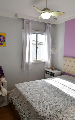 Casa de condomínio para alugar com 69m², 2 quartos e 1 vagaQuarto 2