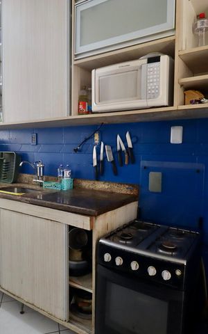 Casa para alugar com 90m², 2 quartos e 1 vagaCozinha