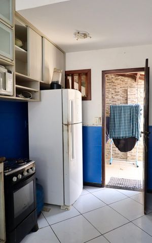 Casa para alugar com 90m², 2 quartos e 1 vagaCozinha 