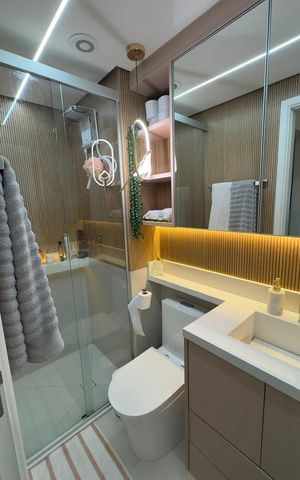 Apartamento à venda com 40m², 2 quartos e 1 vaga Apartamento à venda com 40m², 2 quartos e 1 vagaBanheiro
