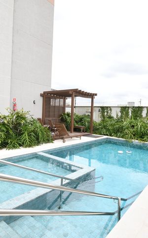 Apartamento para alugar com 49m², 2 quartos e 1 vagaÁrea comum - Piscina
