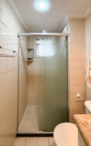 Apartamento à venda com 34m², 2 quartos e 1 vaga Apartamento à venda com 34m², 2 quartos e 1 vagaBanheiro Social