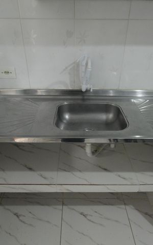 Casa de condomínio para alugar com 55m², 1 quarto e sem vagaCozinha e Área de Serviço