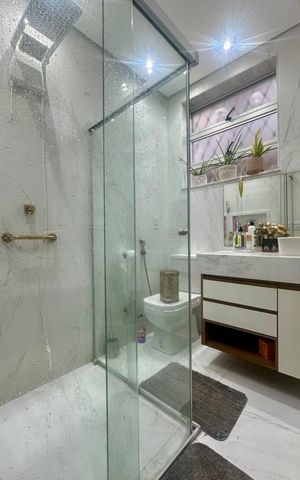 Apartamento à venda com 66m², 2 quartos e 1 vagaBanheiro Social