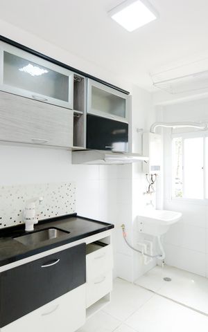 Apartamento à venda com 43m², 2 quartos e 1 vagaCozinha