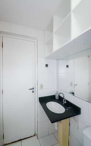 Apartamento à venda com 46m², 2 quartos e 1 vagaBanheiro