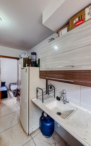 Apartamento para alugar com 42m², 2 quartos e sem vagaCozinha e Área de Serviço