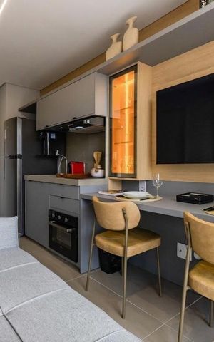 Apartamento para alugar com 28m², 1 quarto e sem vaga Apartamento para alugar com 28m², 1 quarto e sem vagaSala