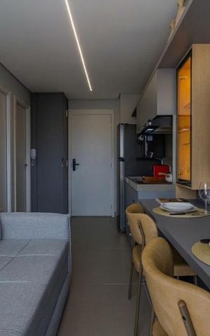 Apartamento para alugar com 28m², 1 quarto e sem vaga