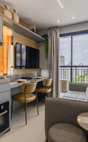 Apartamento para alugar com 28m², 1 quarto e sem vaga Apartamento para alugar com 28m², 1 quarto e sem vagaCorredor