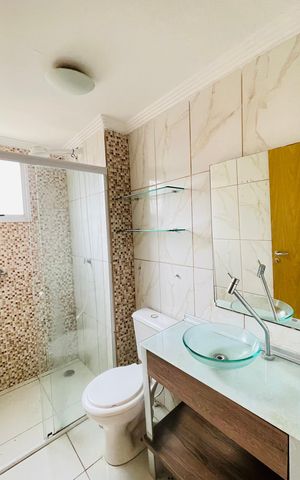 Apartamento para alugar com 47m², 2 quartos e 1 vaga Apartamento para alugar com 47m², 2 quartos e 1 vagaBanheiro