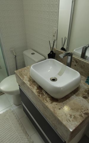 Apartamento para alugar com 63m², 2 quartos e 1 vagaBanheiro