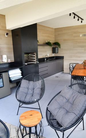Casa de condomínio à venda com 198m², 2 quartos e 2 vagasÁrea comum - Churrasqueira