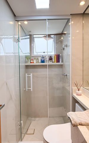 Apartamento para alugar com 44m², 2 quartos e 1 vaga Apartamento para alugar com 44m², 2 quartos e 1 vagaBanheiro