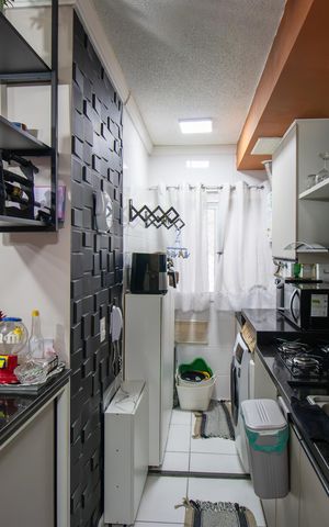 Apartamento para alugar com 50m², 2 quartos e sem vaga Apartamento para alugar com 50m², 2 quartos e sem vagaCozinha e Área de Serviço