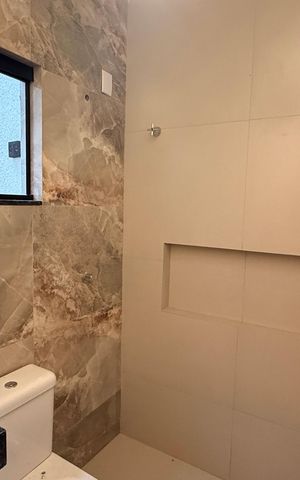 Casa para alugar com 129m², 3 quartos e 2 vagasBanheiro da Suíte