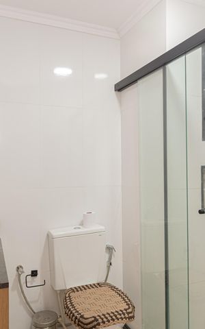 Apartamento à venda com 33m², 1 quarto e 1 vaga Apartamento à venda com 33m², 1 quarto e 1 vagaBanheiro