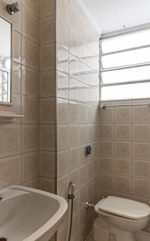 Studio para alugar com 40m², 1 quarto e sem vaga Studio para alugar com 40m², 1 quarto e sem vagaBanheiro