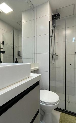 Apartamento à venda com 38m², 2 quartos e 1 vaga Apartamento à venda com 38m², 2 quartos e 1 vagaBanheiro