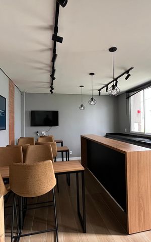 Apartamento para alugar com 34m², 2 quartos e sem vaga Apartamento para alugar com 34m², 2 quartos e sem vagaSala de Jogos