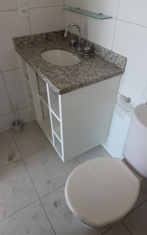 Apartamento para alugar com 140m², 3 quartos e 2 vagasBanheiro da Suíte