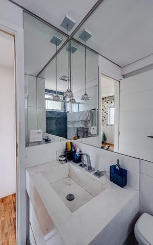 Apartamento à venda com 157m², 3 quartos e 4 vagasBanheiro da Suíte 3