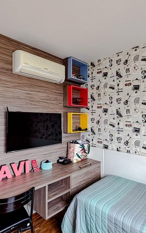 Apartamento à venda com 157m², 3 quartos e 4 vagasQuarto 3 - Suíte