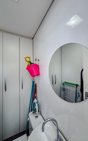 Apartamento à venda com 157m², 3 quartos e 4 vagasBanheiro de serviço