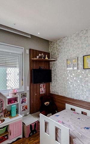 Apartamento à venda com 157m², 3 quartos e 4 vagasQuarto 2 - Suíte
