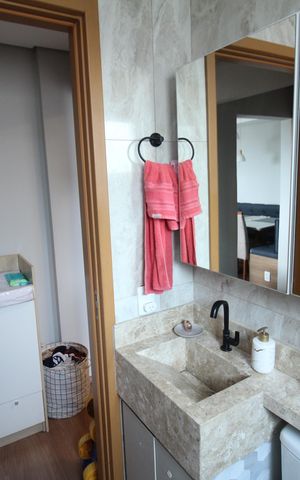 Apartamento à venda com 47m², 2 quartos e 2 vagasBanheiro 