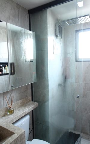 Apartamento à venda com 47m², 2 quartos e 2 vagasBanheiro 