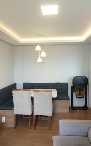 Apartamento à venda com 47m², 2 quartos e 2 vagasSala