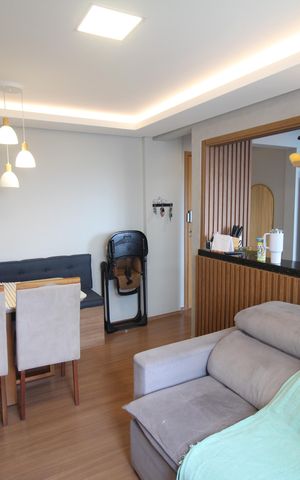 Apartamento à venda com 47m², 2 quartos e 2 vagasSala