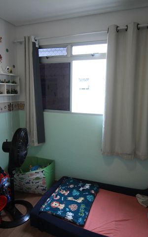 Apartamento à venda com 47m², 2 quartos e 2 vagasQuarto 2