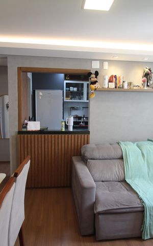 Apartamento à venda com 47m², 2 quartos e 2 vagasSala