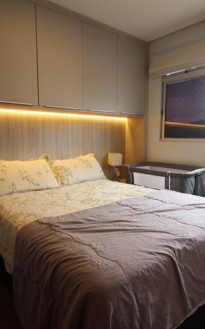 Apartamento à venda com 47m², 2 quartos e 2 vagasQuarto 1