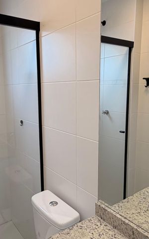 Apartamento para alugar com 50m², 2 quartos e 1 vaga Apartamento para alugar com 50m², 2 quartos e 1 vagaBanheiro social