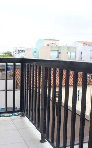 Apartamento à venda com 41m², 2 quartos e 1 vagaVaranda