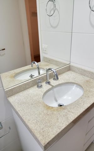 Apartamento à venda com 90m², 1 quarto e 1 vagaBanheiro
