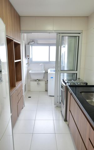 Apartamento à venda com 90m², 1 quarto e 1 vagaCozinha