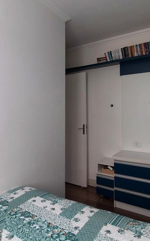 Apartamento à venda com 78m², 3 quartos e 2 vagas Apartamento à venda com 78m², 3 quartos e 2 vagasQuarto 2