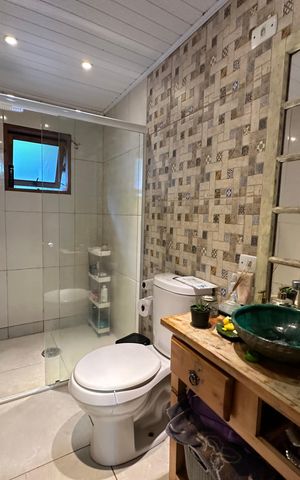 Casa de condomínio para alugar com 225m², 3 quartos e 2 vagasBanheiro
