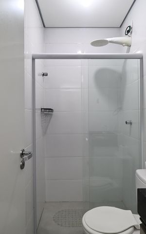 Apartamento para alugar com 46m², 2 quartos e 1 vaga Apartamento para alugar com 46m², 2 quartos e 1 vagaBanheiro