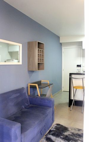 Apartamento para alugar com 38m², 1 quarto e 1 vagaSala