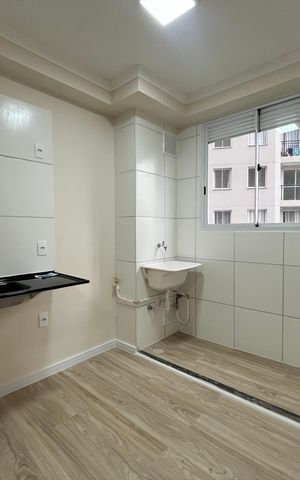 Apartamento para alugar com 45m², 2 quartos e sem vaga Apartamento para alugar com 45m², 2 quartos e sem vagaCozinha e Área de Serviço