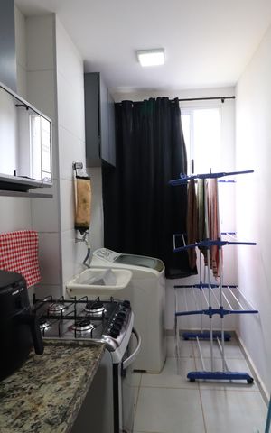 Apartamento para alugar com 57m², 2 quartos e 1 vagaCozinha 