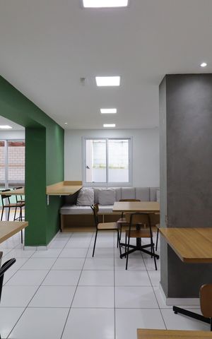 Apartamento à venda com 40m², 2 quartos e sem vagaÁrea comum - Salão de festas