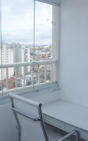 Apartamento para alugar com 34m², 1 quarto e sem vagaSacada